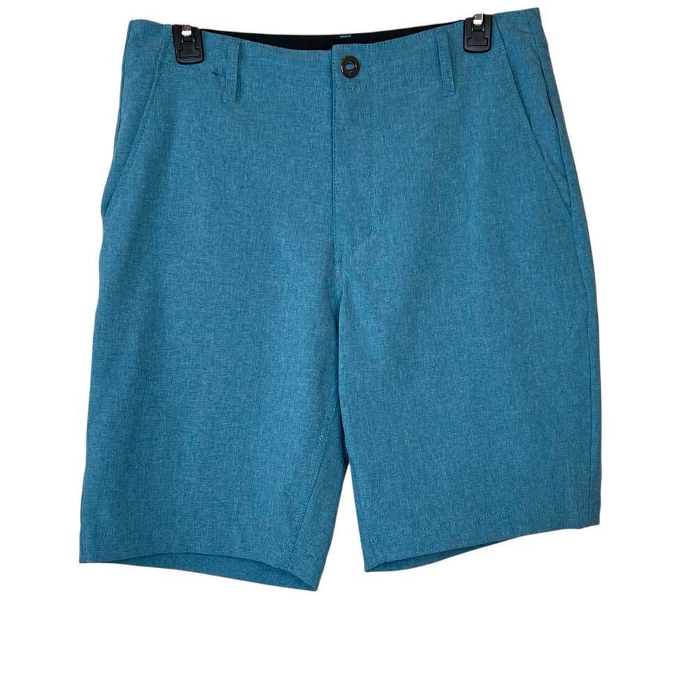 VOLCOM 9" Surf and Turf Hybrid Shorts 20" Outseam in Turquoise Men's 30 Waist